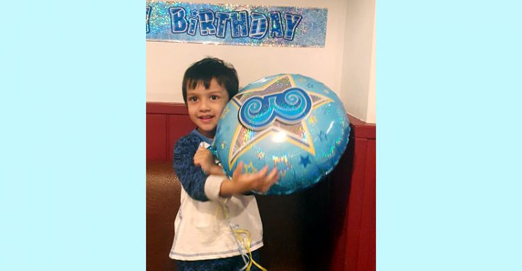 যুক্তরাজ্যে আদিয়ান সুলতান আহমদের চতুর্থ জন্মদিন পালন