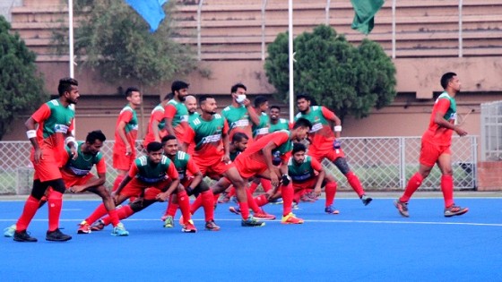 সাড়ে তিন বছর পর জয়ের দেখা পেল বাংলাদেশ জাতীয় হকি দল