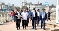 ধোপাদীঘির উন্নয়ন কাজ পরিদর্শন করলেন সুরক্ষা সেবা বিভাগের সচিব