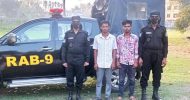 চুনারুঘাট থেকে ২০.৫ কেজি গাঁজাসহ দু’জন আটক
