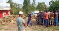 নবীগঞ্জে ওজনে লাকড়ি কম দেয়ায় জরিমানা