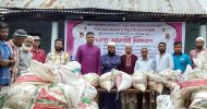 জুড়ীর ৬ ইউনিয়নের ৬০০ পরিবারের মাঝে খাদ্য সামগ্রী বিতরণ