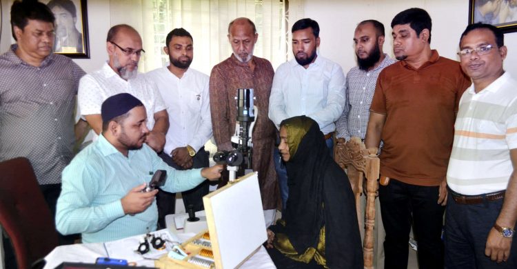 জাস্ট হেল্প সিলেট প্রাইড রোটারী আই হসপিটালে ফ্রি চক্ষু চিকিৎসা ক্যাম্প