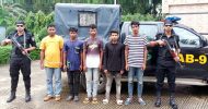 নবীগঞ্জে ২০ কেজি গাঁজাসহ ৫ কারবারি গ্রেফতার