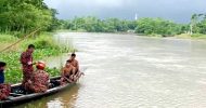 বড়লেখার বরুদল নদীতে নৌকা থেকে পড়ে যুবক নিখোঁজ