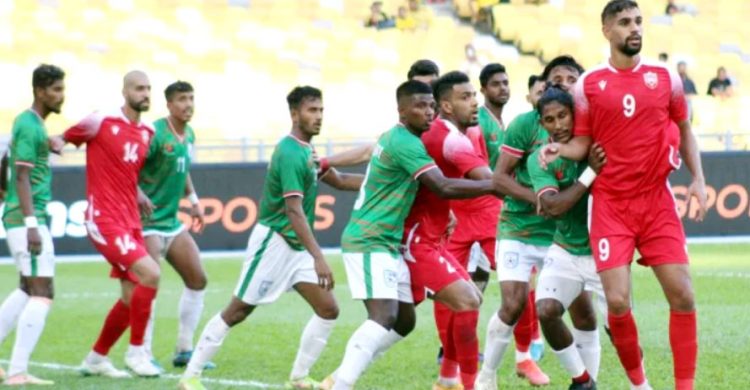 বিশ্বকাপ আসার দিনে বাহরাইনের কাছে হারল বাংলাদেশ