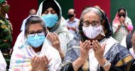শেখ রেহানাকে সাথে নিয়ে বঙ্গবন্ধুর সমাধিতে প্রধানমন্ত্রী