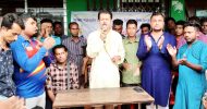 শান্তিগঞ্জে হাজিপাড়া ফুটবল প্রিমিয়ার লীগের উদ্বোধন