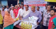 সাড়ে ৭’শ পরিবারে রেড ক্রিসেন্ট সোসাইটির খাদ্যসামগ্রী বিতরণ