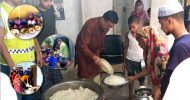 বানভাসিদের মাঝে পোলাও-মাংস বিতরণ করেছে সিলেট জেলা পুলিশ