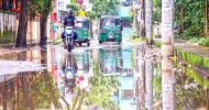 সিলেটের শাহজালাল উপশহর এলাকা: সামান্য বৃষ্টিতেই যেখানে জলাবদ্ধতা