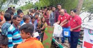 রেড ক্রিসেন্ট সোসাইটি সিলেট ইউনিটের খাদ্য সামগ্রী বিতরণ