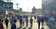 বিয়ানীবাজারে বিএনপির প্রচার মিছিলে ছাত্রলীগের ধাওয়া : পথচারী আহত